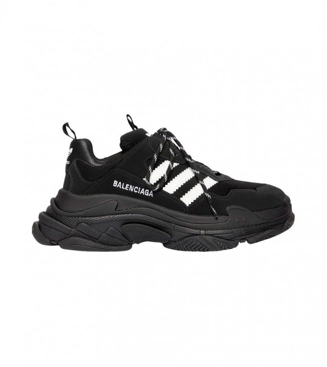 Balenciaga x adidas Triple S Black White (WMNS)