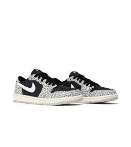 Jordan 1 Retro Low OG Black Cement WMNS - Фото №2