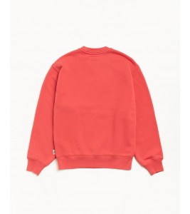 Свитшот Stussy Fleece Crew Red - Фото №2