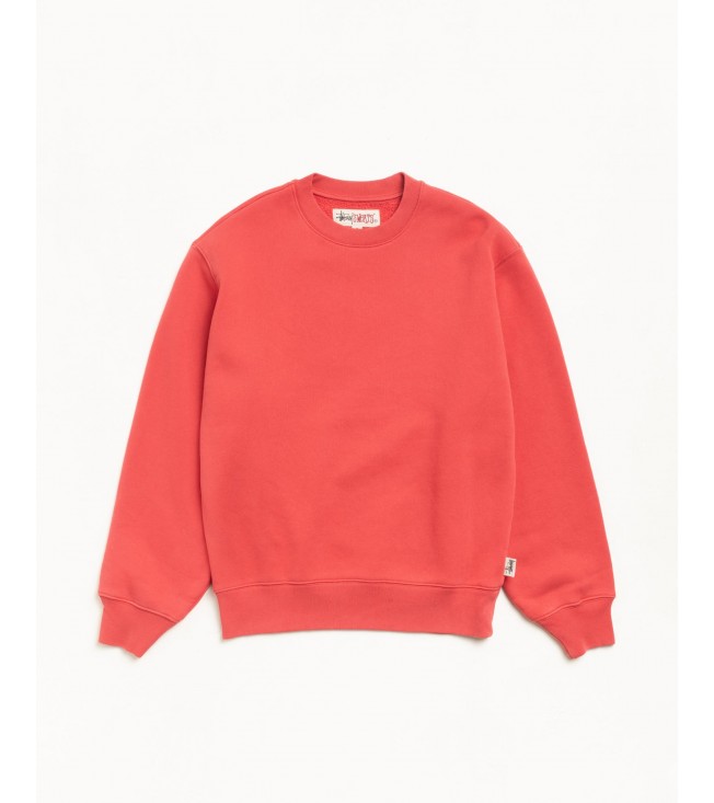 Свитшот Stussy Fleece Crew Red