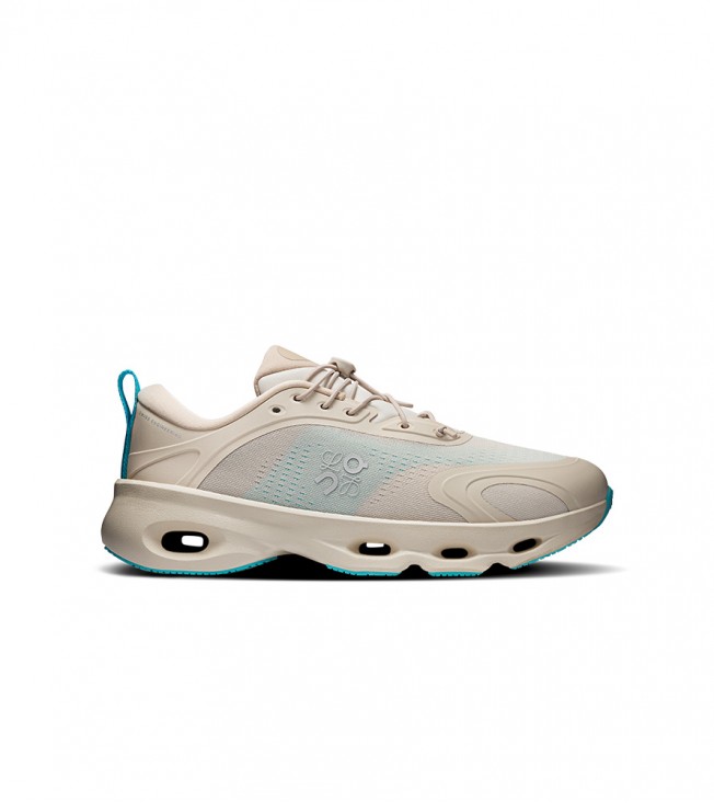 On Running Cloudsolo Loewe Sand Turquoise Wmns