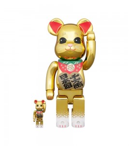 Bearbrick Japan Pavilion Lucky Cat 100% & 400% Set