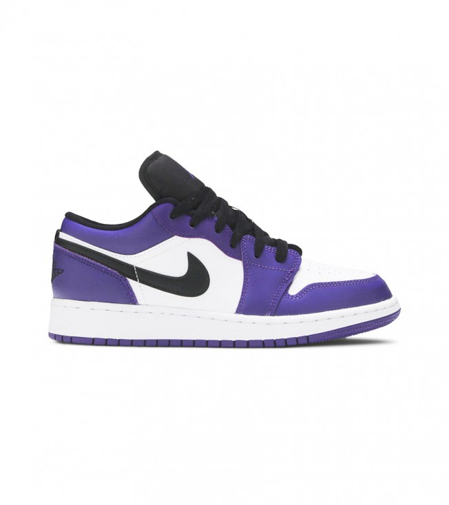 Кроссовки Air Jordan 1 Low Court Purple White GS