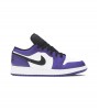 Кроссовки Air Jordan 1 Low Court Purple White GS
