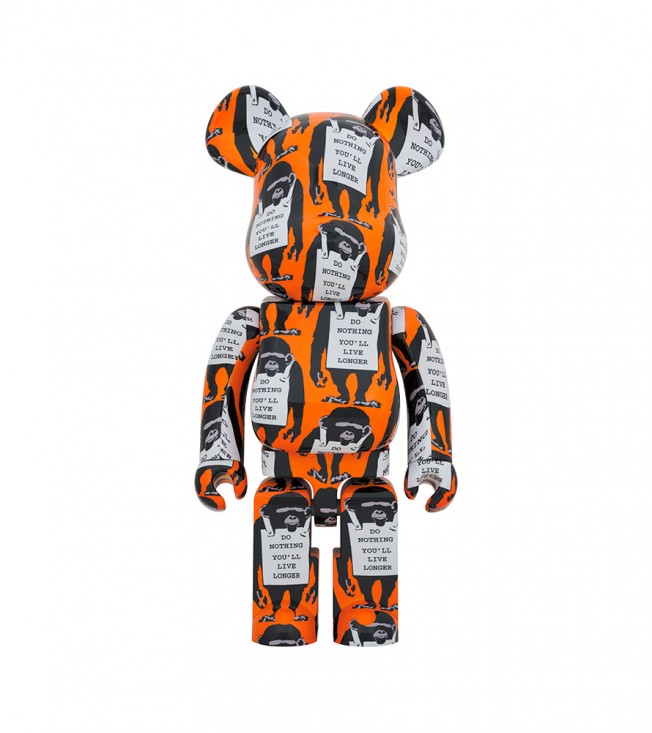 Bearbrick Monkey Sign 1000% Orange