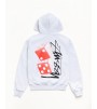 Худи Stussy Tall Dice Zip Hoodie Ash Heather