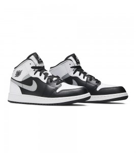 Кроссовки Air Jordan 1 Mid White Shadow GS - ???? ?20