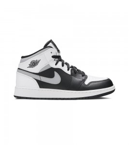 Кроссовки Air Jordan 1 Mid White Shadow GS