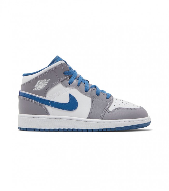 Jordan 1 Mid True Blue Cement (GS)