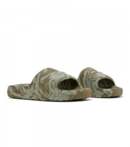 adidas Adilette 22 Slides Olive Strata Silver Green - ???? ?20