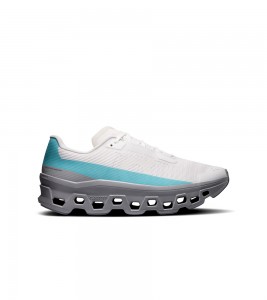 On Running Cloudmonster White Aquamarine Wmns