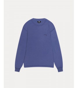Свитер Stussy Lazy Ls Tee Vintage Navy