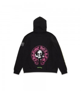 Худи Chrome Hearts .com FOTI Hoodie Black - Фото №2