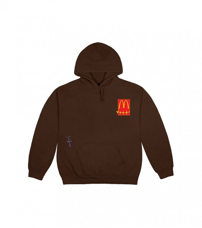 Худи Travis Scott x McDonald's Cactus Pack Sticker Brown