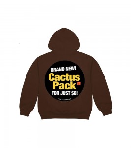 Худи Travis Scott x McDonald's Cactus Pack Sticker Brown - Фото №2