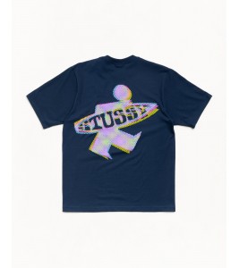 Футболка Stussy Dot Surf Puff Print Tee Navy - ???? ?20