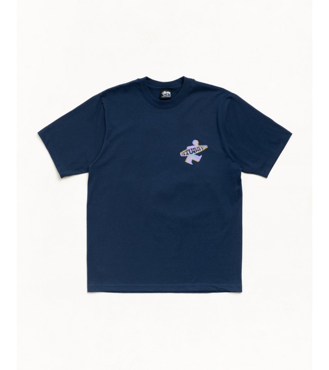 Футболка Stussy Dot Surf Puff Print Tee Navy