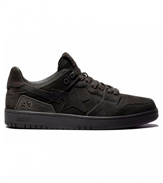 Кроссовки A Bathing Ape Bape SK8 Sta Triple Black