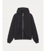 Худи Stussy Relaxed Zip Hoodie Washed Black