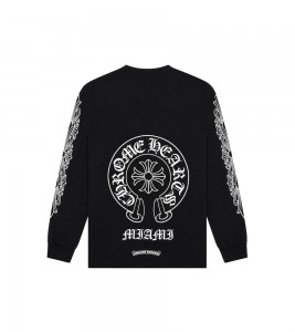 Лонгслив Chrome Hearts Miami Exclusive Black - Фото №2