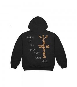 Худи Travis Scott Highest In The Room Sun Black - Фото №2