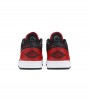 Кроссовки Jordan 1 Low Reverse Bred Pebbled Swoosh