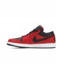 Кроссовки Jordan 1 Low Reverse Bred Pebbled Swoosh
