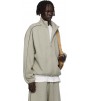 Куртка Fear Of God Essentials Gray Modern Fit Fleece Track Jacket