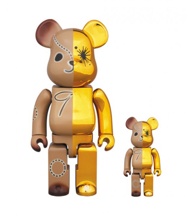 Bearbrick Miharayasuhiro 100% & 400% Set Gold/Brown