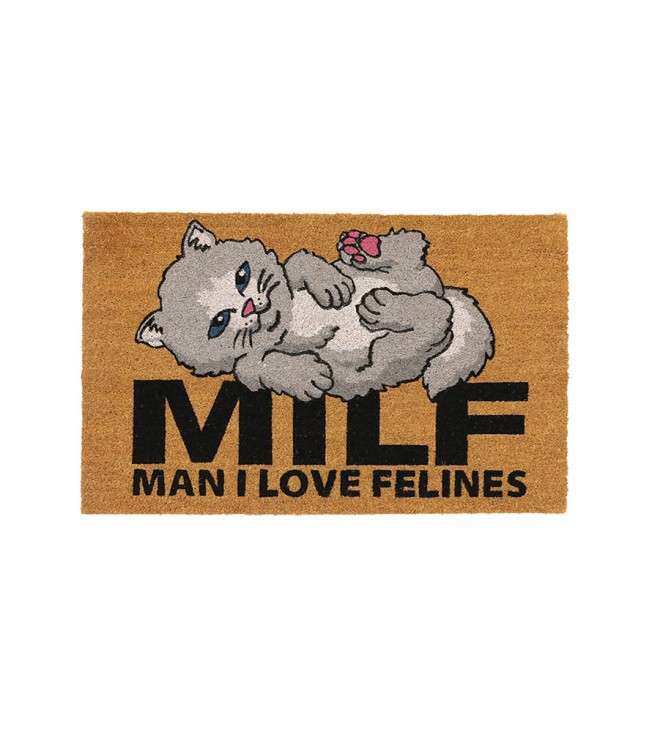 Ковер RIPNDIP Man I Love Felines Rug (Brown)