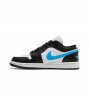 Кроссовки Jordan 1 Low Black University Blue White WMNS