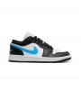 Кроссовки Jordan 1 Low Black University Blue White WMNS