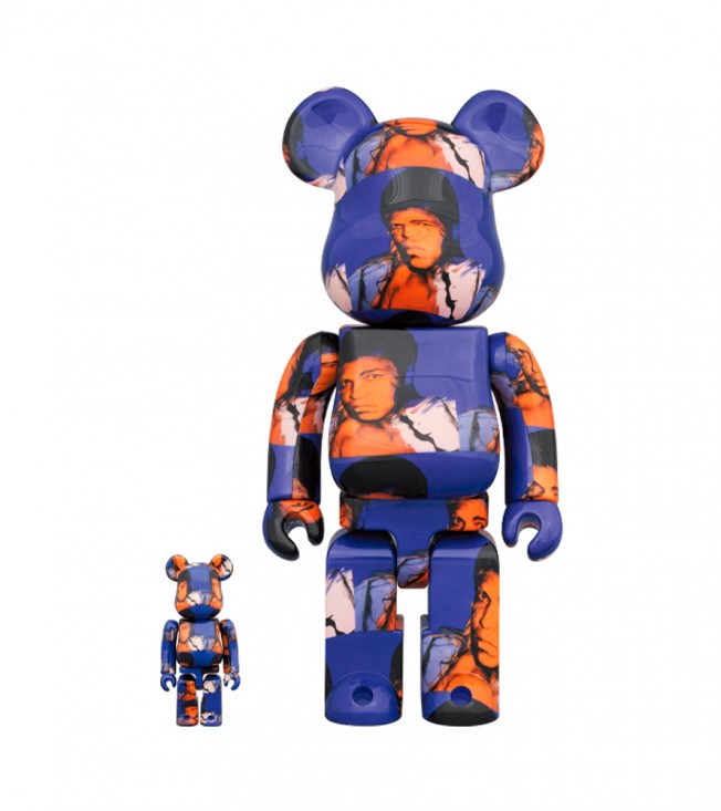 Bearbrick Andy Warhol's Muhammad Ali 100% & 400% Set