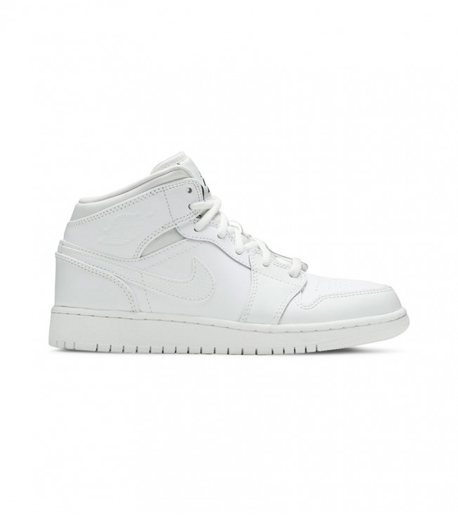 Кроссовки Air Jordan 1 Retro Mid White 2017 GS