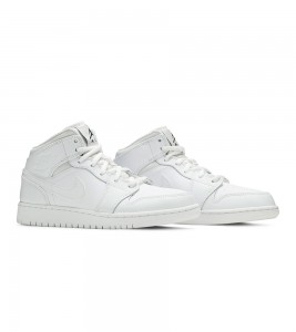 Кроссовки Air Jordan 1 Retro Mid White 2017 GS - ???? ?20