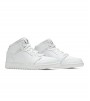 Кроссовки Air Jordan 1 Retro Mid White 2017 GS