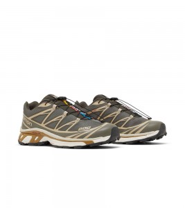 Salomon XT-6 Beluga Dull Gold - Фото №2