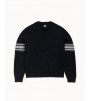 Свитер Stussy Stripe Raglan Crew Black