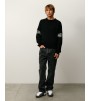 Свитер Stussy Stripe Raglan Crew Black