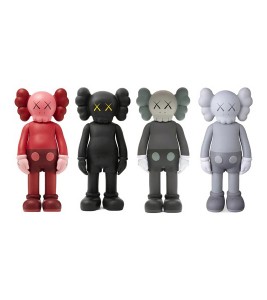 KAWS Companion Open Edition Vinyl Figure Black/Blush/Brown/Grey Set 28 см