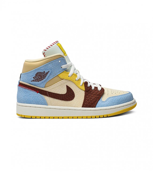 Кроссовки Maison Chateau Rouge x Air Jordan 1 Mid SE Fearless