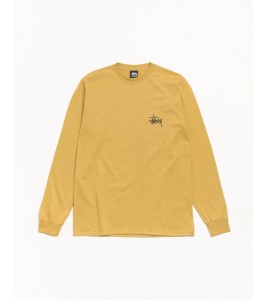 Лонгслив Stussy Basic Stüssy Ls Tee Curry