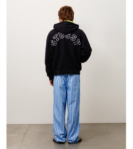 Худи Stussy Double Faced Zip Hoodie Black - Фото №2