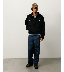 Куртка Stussy Denim Trucker Jacket Raw Black Contrast Stitch