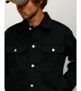 Куртка Stussy Denim Trucker Jacket Raw Black Contrast Stitch