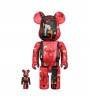 Bearbrick Andy Warhol x JEAN-MICHEL BASQUIAT #1 100% & 400%