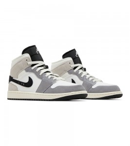 Jordan 1 Mid SE Craft White Cement Grey Black - ???? ?20