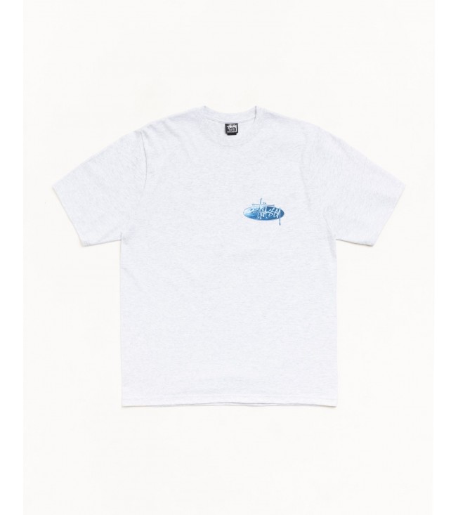 Футболка Stussy Wave Oval Tee Ash Heather
