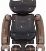 Bearbrick x GOD SELECTION XXX 100% & 400% Set Clear Black