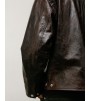 Куртка Stussy Garage Jacket Leather Dark Brown